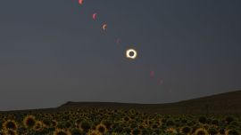 La NASA difundió impresionantes registros del eclipse solar de agosto capturados desde la Tierra, el aire y el espacio
