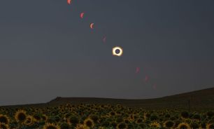 Registros del eclipse solar de agosto