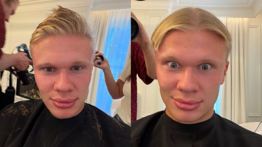 Chau, melena: el drástico cambio de look de Haaland que sorprendió al mundo del fútbol