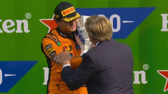 Ganó Norris en el GP de Países Bajos; una penalización dejó temprano a Colapinto en el fondo