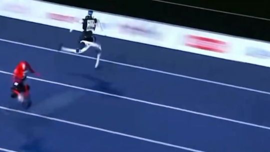 China: un robot superó el récord mundial de Usain Bolt en los 100 metros