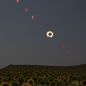 La NASA difundió impresionantes registros del eclipse solar de agosto capturados desde la Tierra, el aire y el espacio