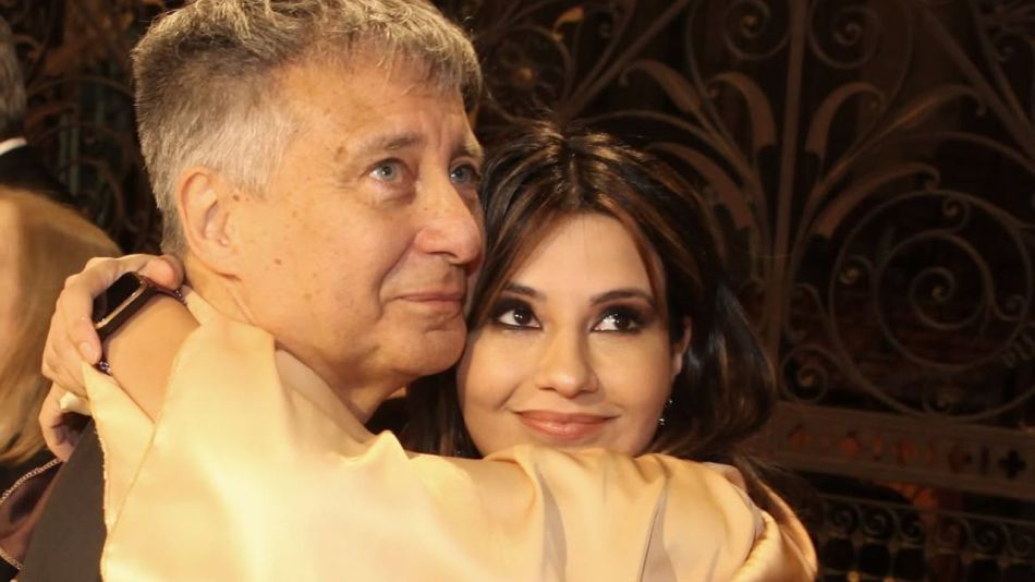 Graña y su esposa