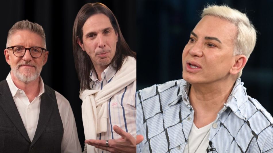 Luis Novaresio, Flavio Mendoza y Javier Bazterrica