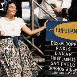 Lufthansa cumplió 70 años volando a la Argentina.