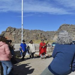 Fue liberado ante una multitud de familias, turistas y vecinos en el mirador del camino que une a Río Grande con Nogolí