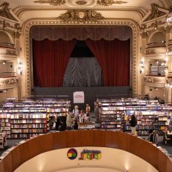 Imagen de una vista panorámica de la librería El Ateneo Gran Splendid, en la ciudad de Buenos Aires, capital de Argentina. | Foto:Xinhua/Martín Zabala