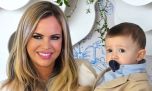 Alejandra Maglietti mostró cómo fue el primer cumpleaños de su hijo Manu: temática Teddy Bear, adornos albicelestes y souvenir de foto 