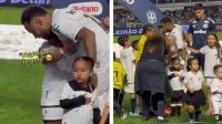 Neymar y la emoción de los niños