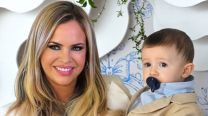 Alejandra Maglietti mostró cómo fue el primer cumpleaños de su hijo Manu: temática Teddy Bear, adornos albicelestes y souvenir de foto 