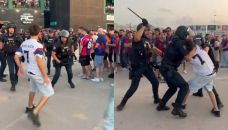 Represión en Barcelona