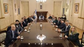 Milei, en la reunión de Gabinete: "No voy a traicionar mis ideas por un resultado electoral" y negó que haya una crisis de morosidad