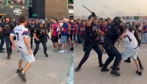 Represión en Barcelona