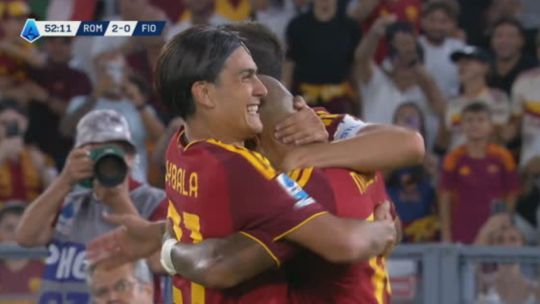 Show de Paulo Dybala: tres asistencias y goleada de la Roma ante la Fiorentina en el inicio de la Serie A