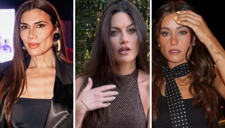 Del look de noche a la sastrería: la coincidencia 'total black' de Flor de la V, Sofía Jujuy Jiménez y Lola Abraldes