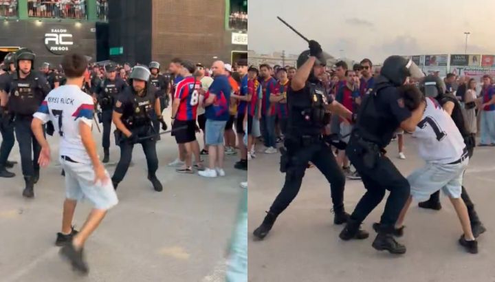 Represión en Barcelona
