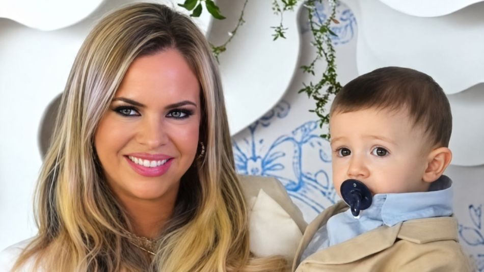 Alejandra Maglietti y su hijo Manu