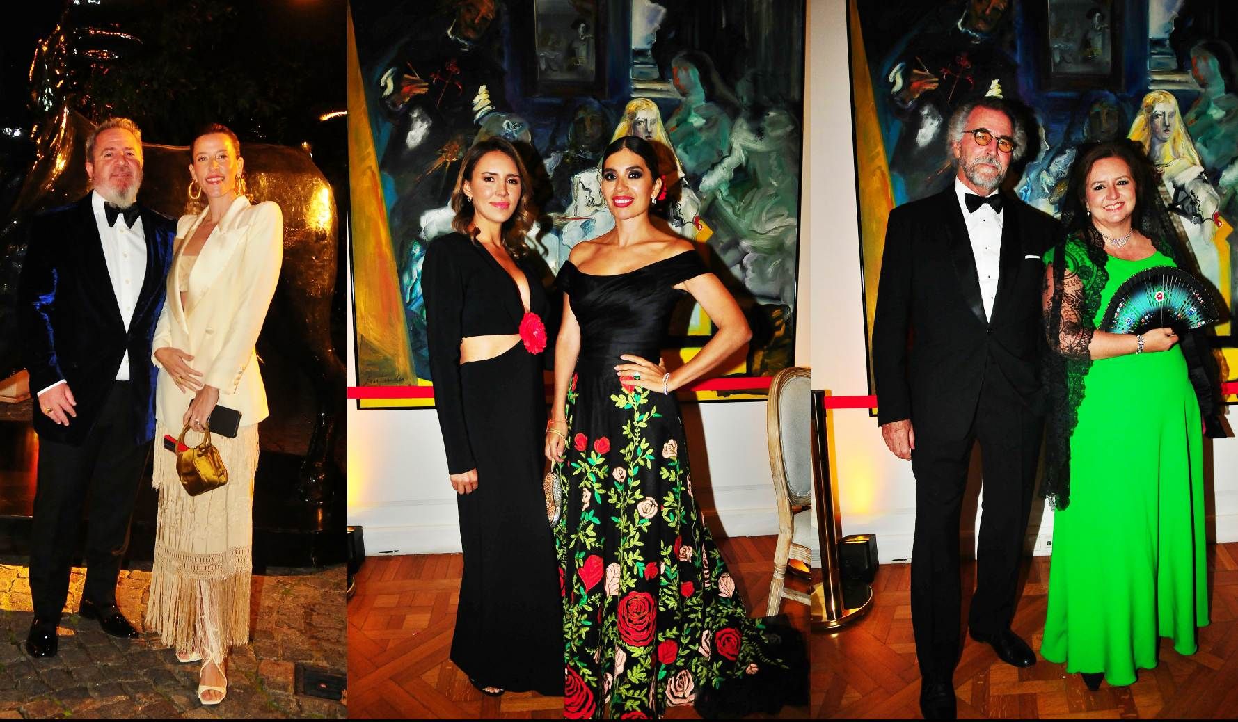 Ignacio "El Verde" Sáenz Valiente y Julieta Barrionuevo; Valentina Berger y Gina Roemmers; Horacio Torcello y Cecilia Remiro.