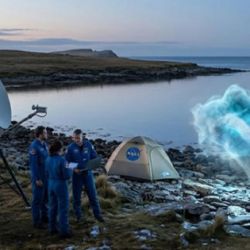 Los satélites de la NASA registraron una gigantesca anomalía biológica flotando en las inmediaciones de las Islas Malvinas
