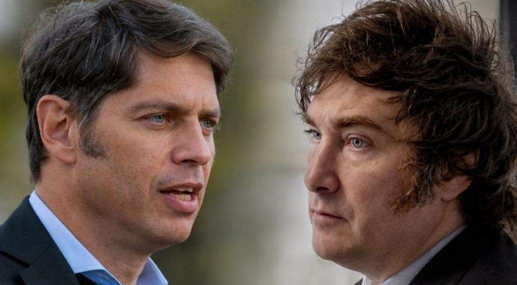 Axel Kicillof y Javier Milei