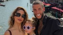 Melody Luz y Alex Caniggia junto a su hija