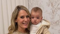 Rocío Marengo y su hijo Isidro Fort