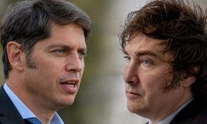 Axel Kicillof y Javier Milei