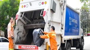 Camión recolector de basura de Santiago del Estero