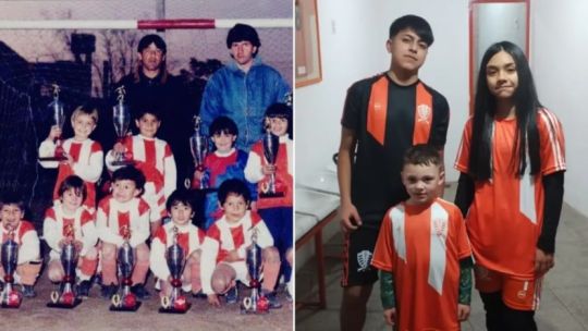 El club Grandoli presentó una camiseta retro para homenajear los inicios de Lionel Messi