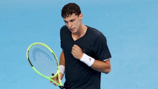 Juan Manuel Cerúndolo debutó con un triunfazo y avanzó a los octavos de final del ATP 250 de Winston-Salem