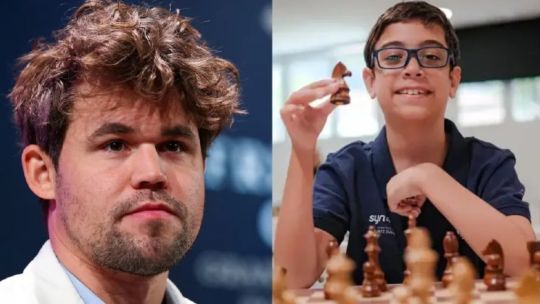 Nuevo batacazo de Faustino Oro: le ganó una partida al número uno Magnus Carlsen en ajedrez blitz