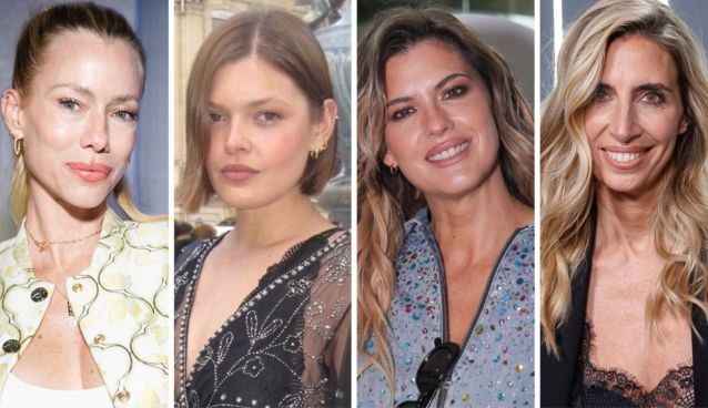 Nicole Neumann, Zuzu Codeau, Mery del Cerro y Luciana Geuna en el primer día de la BAF Week