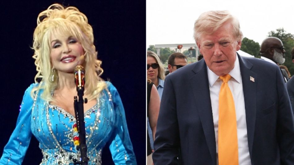 Dolly Parton y Donald Trump