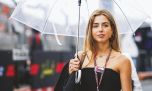 La princesa Alexia con un look total black junto a Máxima Zorreguieta para ver la Fórmula 1
