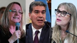 Alicia Kirchner, Jorge Capitanich y Juliana Di Tullio