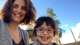 Julieta Díaz y su hija, Elena 