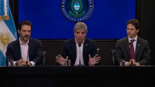 Conferencia de Prensa de Luis Caputo