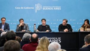 Axel Kicillof presentó el plan bonaerense por el Súper Niño