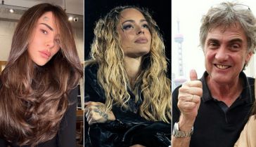 Cande Tinelli, Tini Stoessel y Alejandro Stoessel