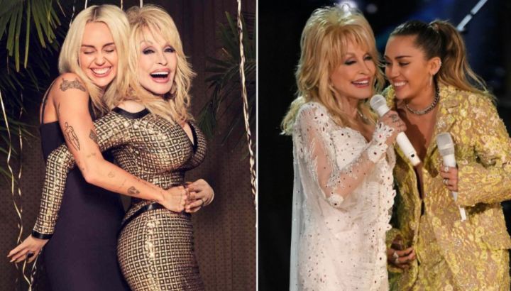 La conmovedora despedida de Miley Cyrus a su "tía" Dolly Parton: "Tengo un ángel a mi lado"
