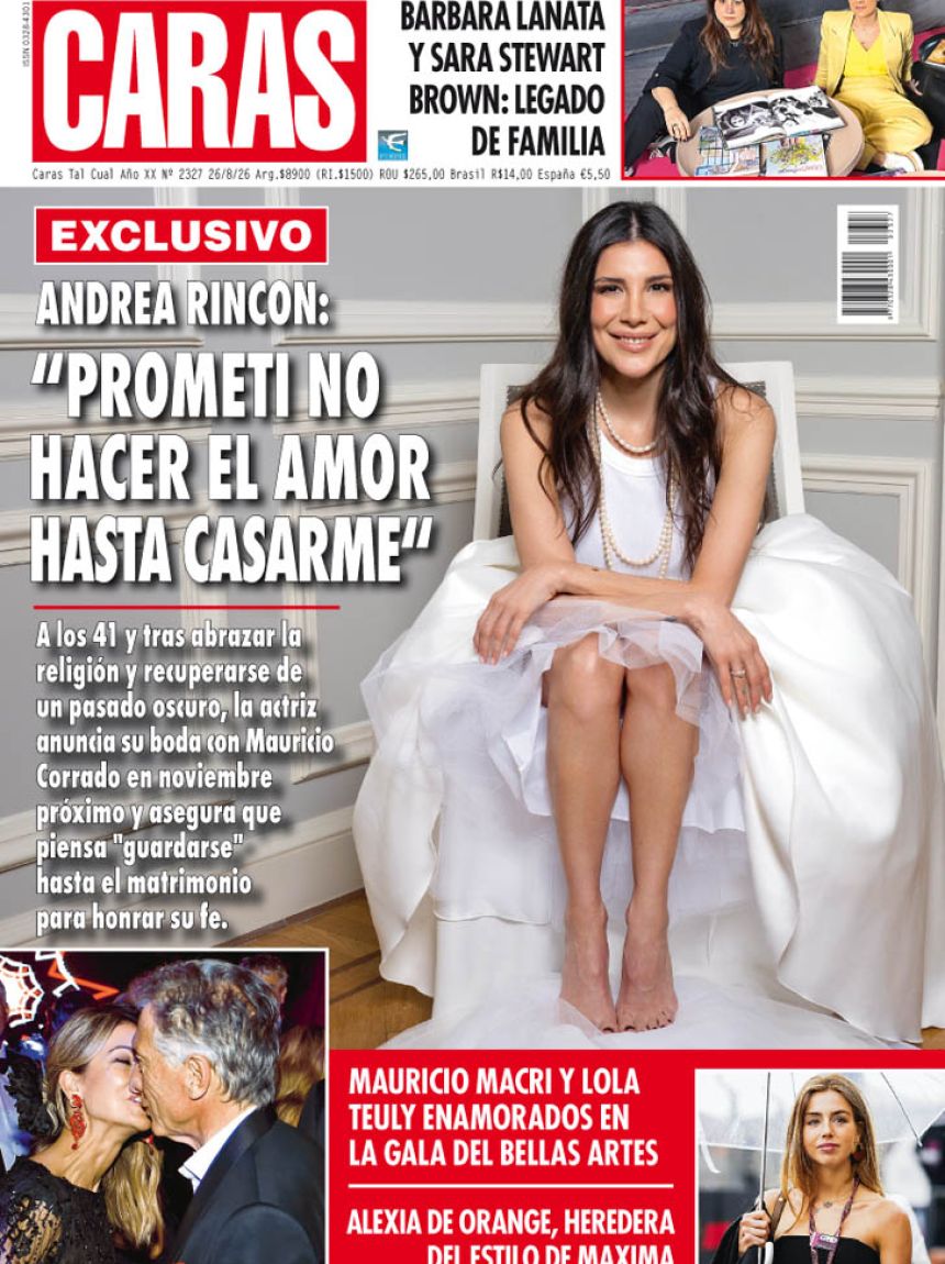 Andrea Rincón: “Prometí no tener relaciones sexuales hasta casarme”