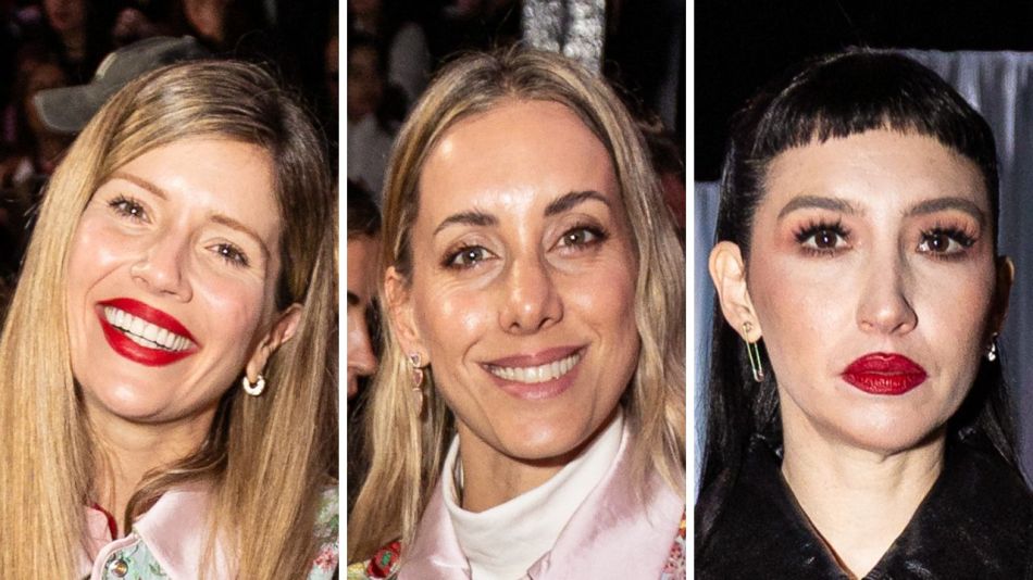 Anita Espasandin, Laurita Fernández y Sofía Gala