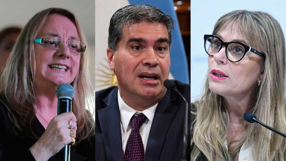 Alicia Kirchner, Jorge Capitanich y Juliana Di Tullio