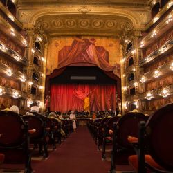 Imagen de una vista de la sala principal del Teatro Colón, en la ciudad de Buenos Aires, capital de Argentina. | Foto:Xinhua/Martín Zabala