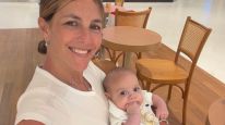 María Belén Ludueña y su hijo, Vito