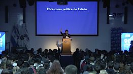Javier Milei brindó una charla Colegio ORT 27082026