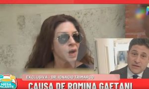 Romina Gaetani, Ignacio Trimarco y Luis Cavanagh
