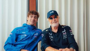 Franco Colapinto y Flavio Briatore