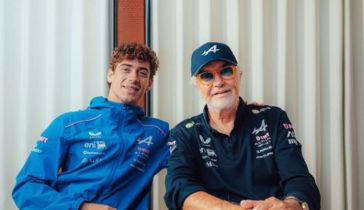 Franco Colapinto y Flavio Briatore
