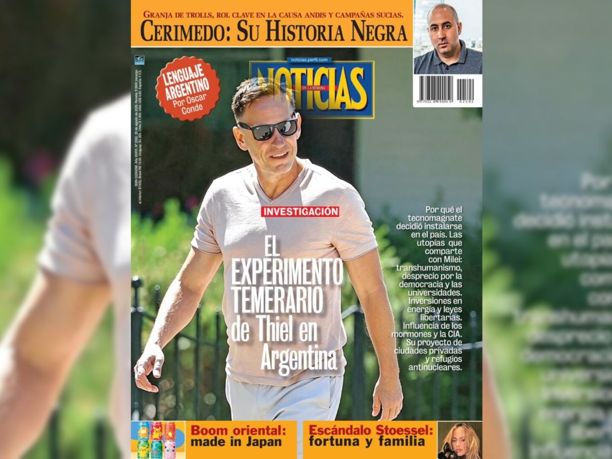 El experimento temerario de Peter Thiel en la Argentina
